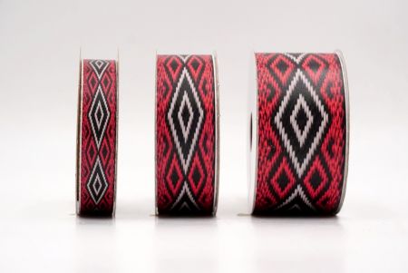 Geometrische Diamanten Jacquardband_AI-KN